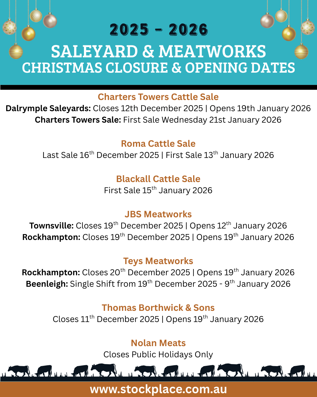 Xmas Closure Dates 1